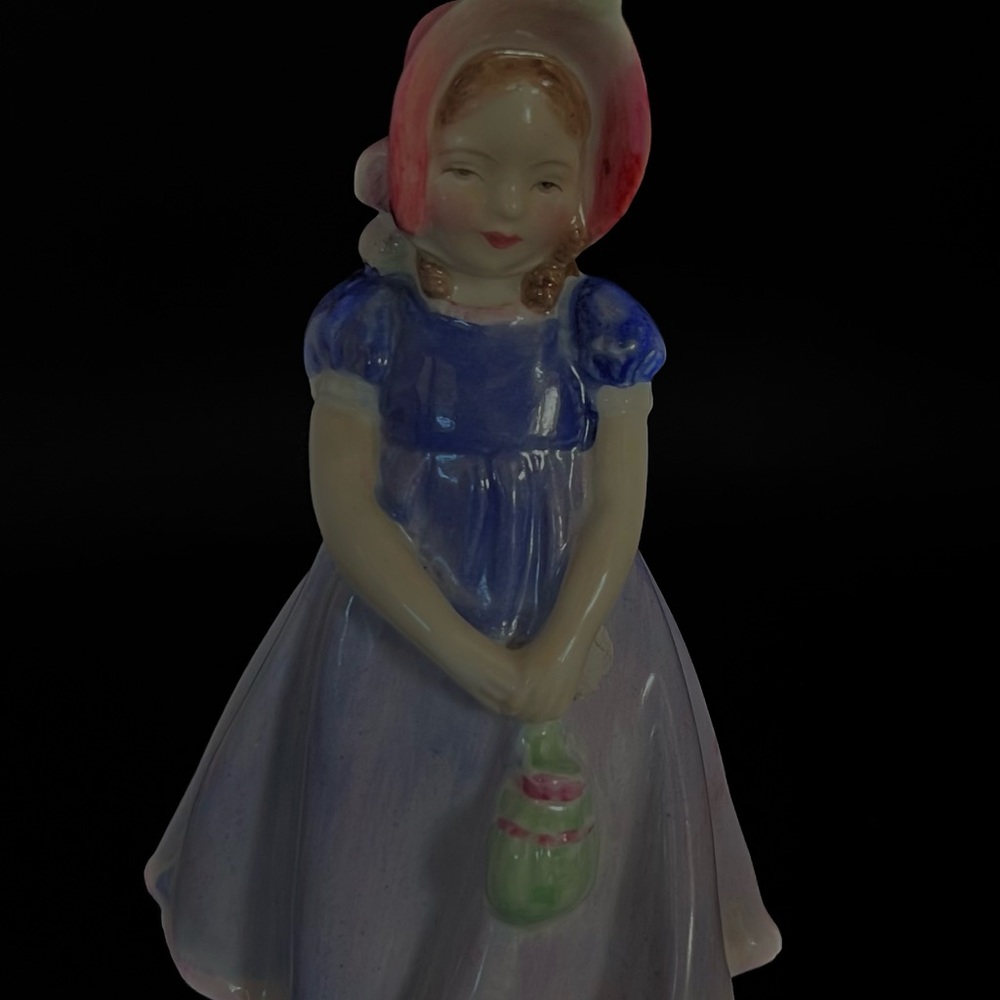 Vintage Royal Doulton Bone China 4.75” Figurine. “IVY” Made In England.